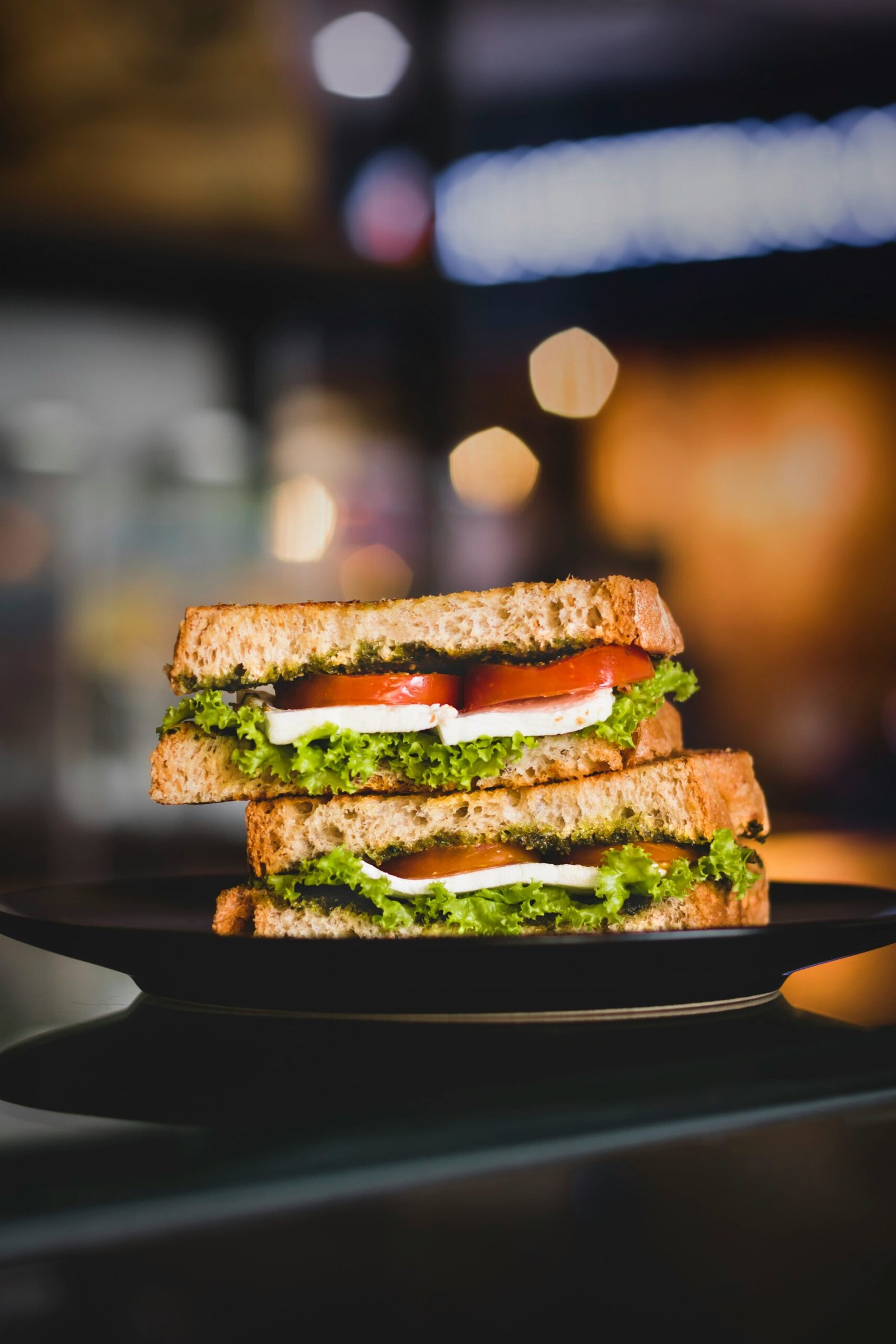 Freshly prepared sandwich at Clove